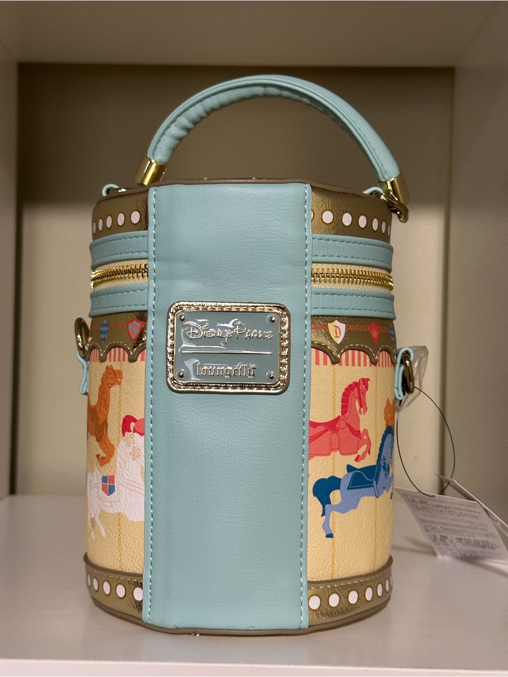 Disney Parks Loungefly King Arthur’s Carousel Crossbody Purse - Picture 2 of 2